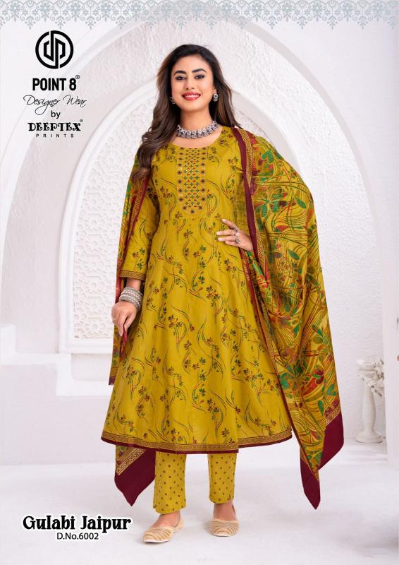 Deeptex gulabi jaipur vol-6 cotton satin kurtis wholesale